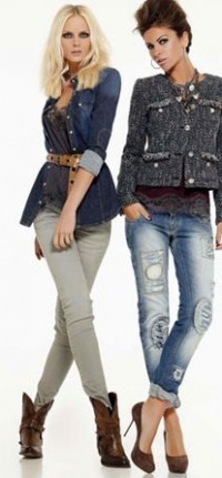 Джинсовые рубашки и жилетки: джинсовая мода весна-лето 2010